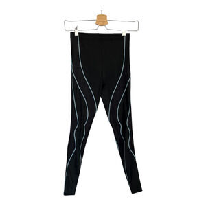 CW-X Compression PerformX Tight Leggings 121809 Black Women's Size M Seamless